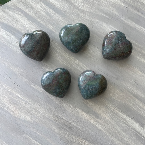 Ruby with Blue Kyanite Heart - Picture 4 of 4